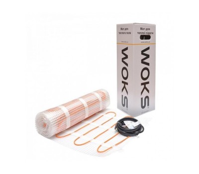 Нагревательный мат под плитку Woks (Украина) 160 Вт/м²