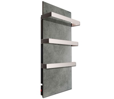 Электрический полотенцесушитель 0,5 кВт керамический Ceramic 500/220(S+)-Towel gray